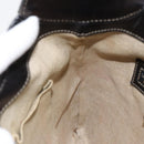 GUCCI Flora Shoulder Bag Canvas Black Gold 153029 Auth 156047-19