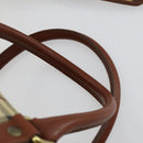 Burberrys Nova Check Boston Bag PVC Leather 2way Beige Gold Auth 156048-14