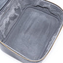 CHANEL COCO Mark Vanity Hand Bag Caviar Skin Black Gold CC Auth 156049-17