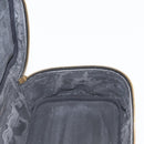 CHANEL COCO Mark Vanity Hand Bag Caviar Skin Black Gold CC Auth 156049-18