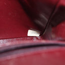 CHANEL Matelasse 25 Double Flap Chain Bag Lamb Skin Black Gold CC Auth 156055-11