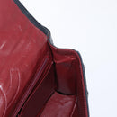 CHANEL Matelasse 25 Double Flap Paris Only Bag Lamb Skin Black CC Auth 156056-25