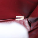 CHANEL Matelasse 25 Double Flap Paris Only Bag Lamb Skin Black CC Auth 156056-10