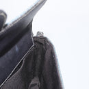 CHANEL Choco Bar Chain Shoulder Bag Denim Blue CC Auth 156057-25