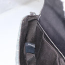 CHANEL Choco Bar Chain Shoulder Bag Denim Blue CC Auth 156057-26