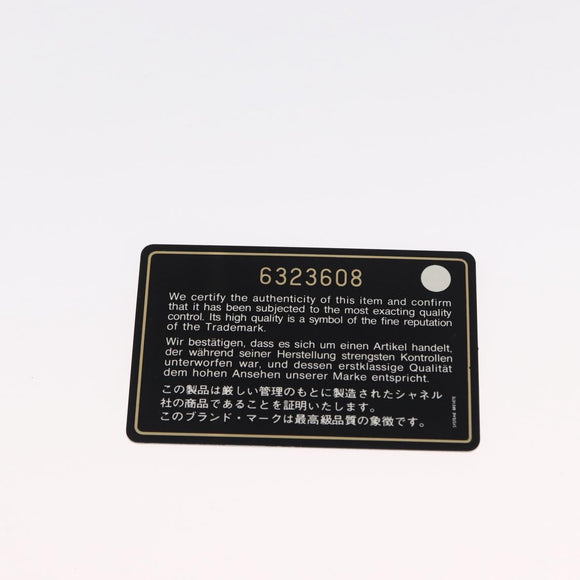 CHANEL Choco Bar Chain Shoulder Bag Denim Blue CC Auth 156057