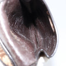 Christian Dior Trotter Canvas Pouch Beige Gold Auth 156062-12