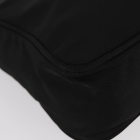 PRADA Hand Bag Nylon Black Auth 156063