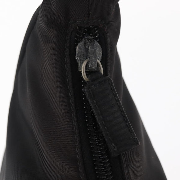 PRADA Hand Bag Nylon Black Auth 156063