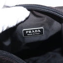 PRADA Hand Bag Nylon Black Auth 156063-16