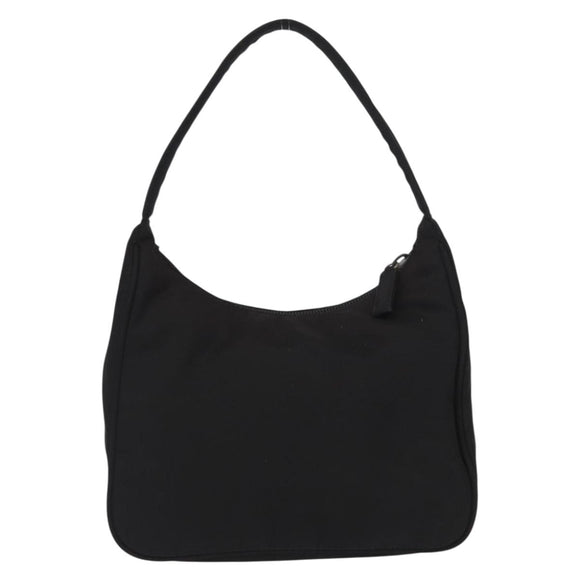 PRADA Hand Bag Nylon Black Auth 156063