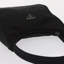 PRADA Hand Bag Nylon Black Auth 156063-6