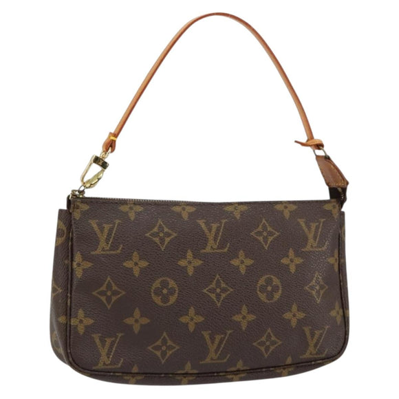 LOUIS VUITTON Monogram Pochette Accessoires Pouch M51980 LV Auth 156069