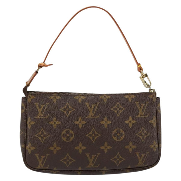 LOUIS VUITTON Monogram Pochette Accessoires Pouch M51980 LV Auth 156069
