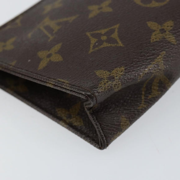LOUIS VUITTON Monogram Poche Toilette 15 Pouch M47546 LV Auth 156074
