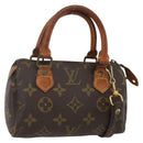 LOUIS VUITTON Monogram Mini Speedy Hand Bag M41534 LV Auth 156075-1