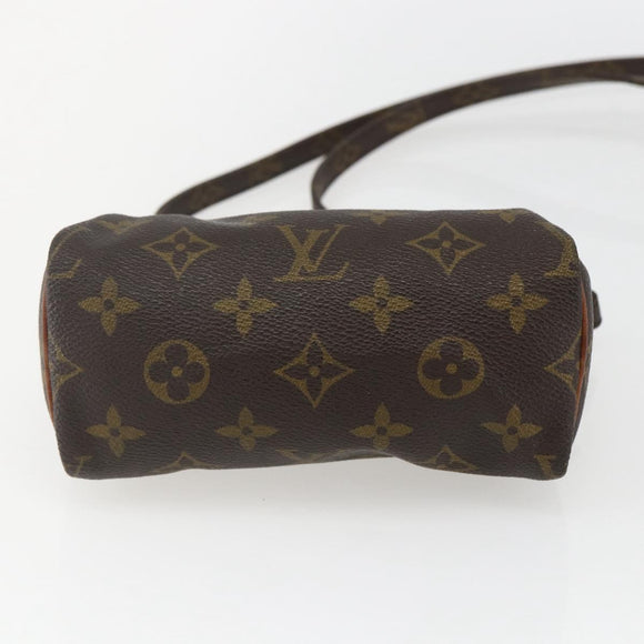 LOUIS VUITTON Monogram Mini Speedy Hand Bag M41534 LV Auth 156075