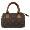 LOUIS VUITTON Monogram Mini Speedy Hand Bag M41534 LV Auth 156075-13
