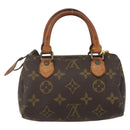 LOUIS VUITTON Monogram Mini Speedy Hand Bag M41534 LV Auth 156075-2