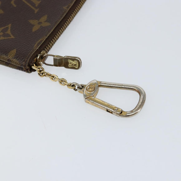 LOUIS VUITTON Monogram Pochette Cles Coin Purse M60033 LV Auth 156076