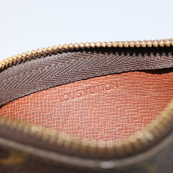 LOUIS VUITTON Monogram Pochette Cles Coin Purse M60033 LV Auth 156076