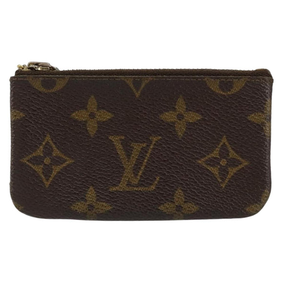 LOUIS VUITTON Monogram Pochette Cles Coin Purse M60033 LV Auth 156076