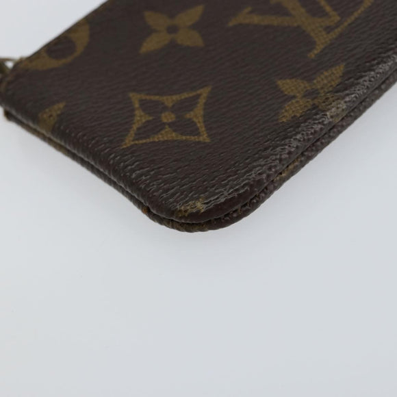 LOUIS VUITTON Monogram Pochette Cles Coin Purse M60033 LV Auth 156076