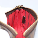 LOUIS VUITTON Damier Ebene T&B Mini Pochette Accessoires N58011 LV Auth 156077-19