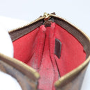 LOUIS VUITTON Damier Ebene Mini Pochette Accessoires Pouch N58009 LV Auth 156078-18