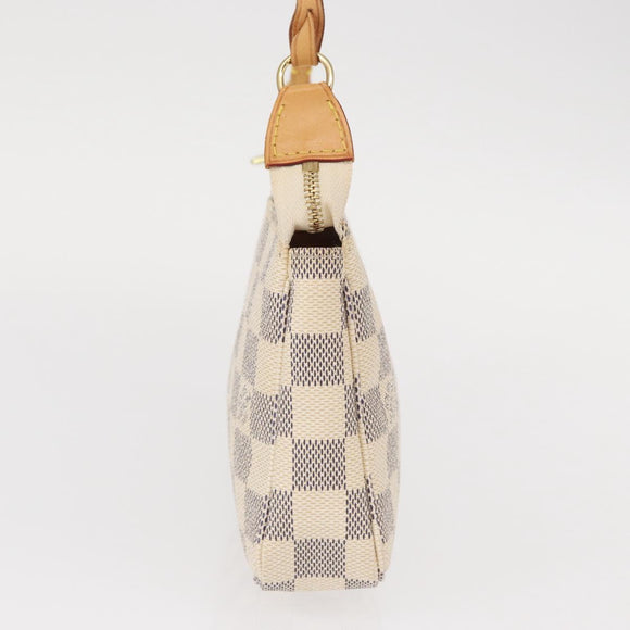 LOUIS VUITTON Damier Azur Pochette Accessoires Pouch N51986 LV Auth 156079