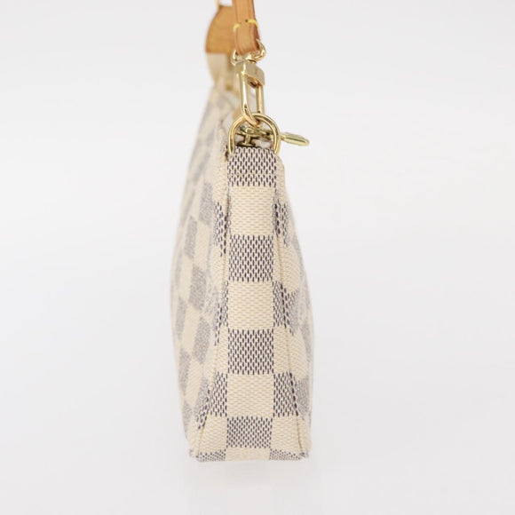 LOUIS VUITTON Damier Azur Pochette Accessoires Pouch N51986 LV Auth 156079