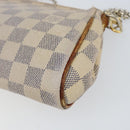 LOUIS VUITTON Damier Azur Eva Shoulder Bag 2way N55214 LV Auth 156080-12