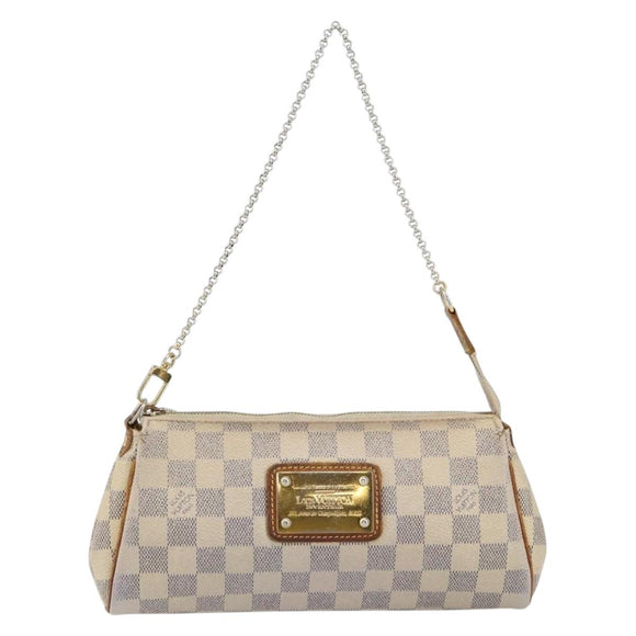 LOUIS VUITTON Damier Azur Eva Shoulder Bag 2way N55214 LV Auth 156080