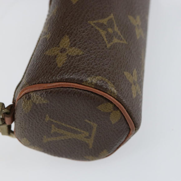 LOUIS VUITTON Monogram Papillon Pouch LV Auth 156082