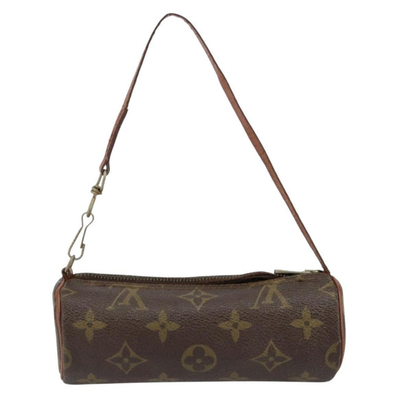 LOUIS VUITTON Monogram Papillon Pouch LV Auth 156082