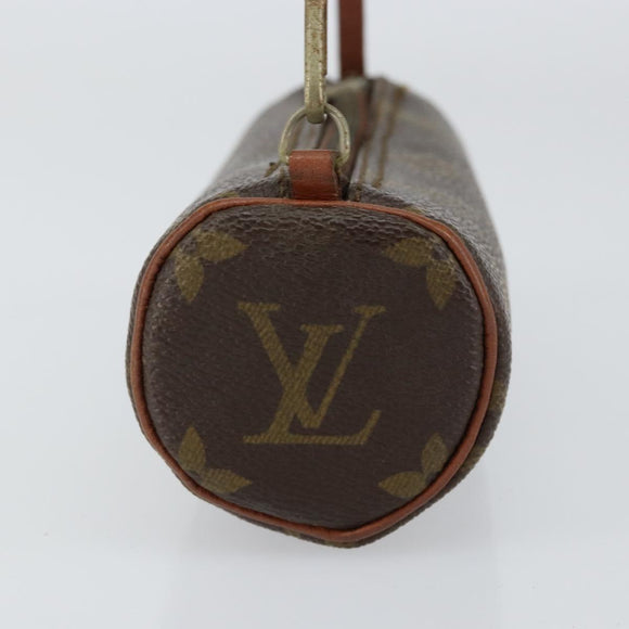 LOUIS VUITTON Monogram Papillon Pouch LV Auth 156082