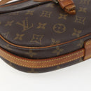 LOUIS VUITTON Monogram Jeune Fille MM Shoulder Bag M51226 LV Auth 156101-15