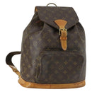 LOUIS VUITTON Monogram Montsouris GM Backpack M51135 LV Auth 156103-1