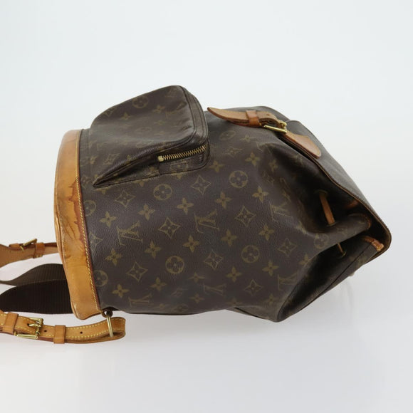 LOUIS VUITTON Monogram Montsouris GM Backpack M51135 LV Auth 156103