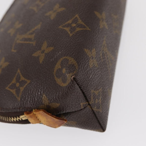 LOUIS VUITTON Monogram Pochette Cosmetic PM Pouch M43998 LV Auth 156105