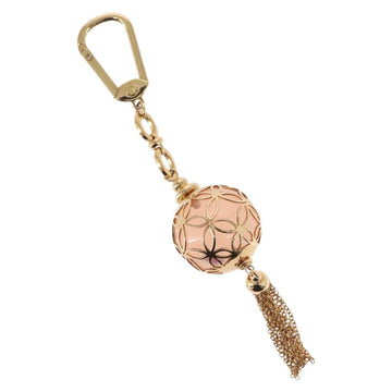 LOUIS VUITTON Porte Cles Ice Ball Bag Charm metal Gold M66779 LV Auth 156108M