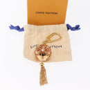 LOUIS VUITTON Porte Cles Ice Ball Bag Charm metal Gold M66779 LV Auth 156108M-11