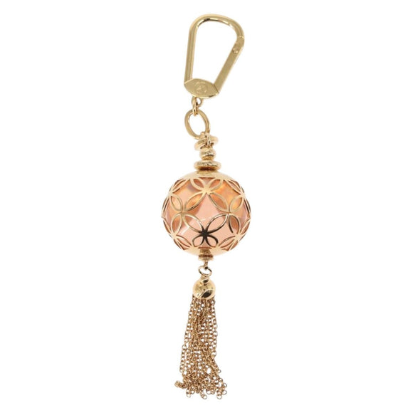 LOUIS VUITTON Porte Cles Ice Ball Bag Charm metal Gold M66779 LV Auth 156108M