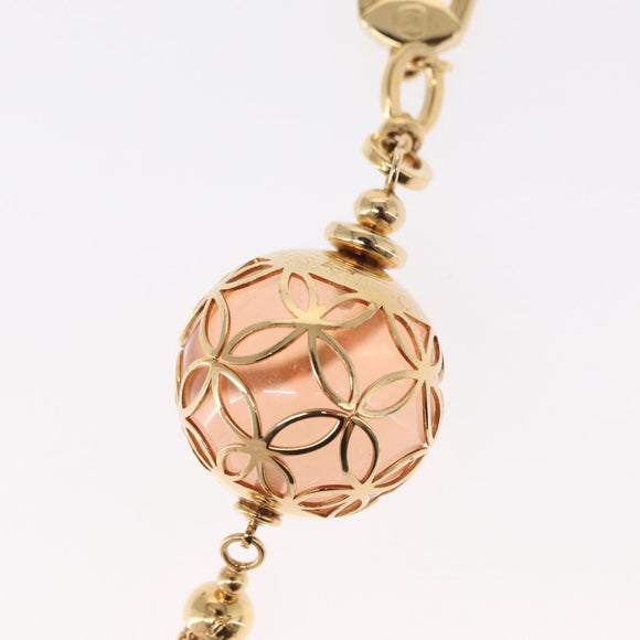 LOUIS VUITTON Porte Cles Ice Ball Bag Charm metal Gold M66779 LV Auth 156108M