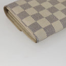 LOUIS VUITTON Damier Azur Portefeuille Sarah Long Wallet N61735 LV Auth 156110-16