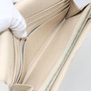 LOUIS VUITTON Damier Azur Portefeuille Sarah Long Wallet N61735 LV Auth 156110-18