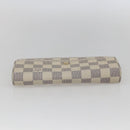 LOUIS VUITTON Damier Azur Portefeuille Sarah Long Wallet N61735 LV Auth 156110-5