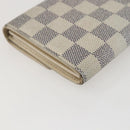 LOUIS VUITTON Damier Azur Portefeuille Sarah Long Wallet N61735 LV Auth 156111-16