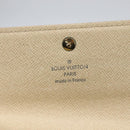 LOUIS VUITTON Damier Azur Portefeuille Sarah Long Wallet N61735 LV Auth 156111-17