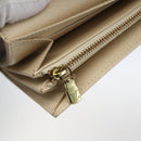 LOUIS VUITTON Damier Azur Portefeuille Sarah Long Wallet N61735 LV Auth 156111-8